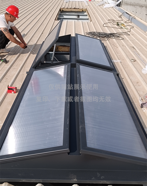 兰州王老吉生产车间民乐排烟天窗